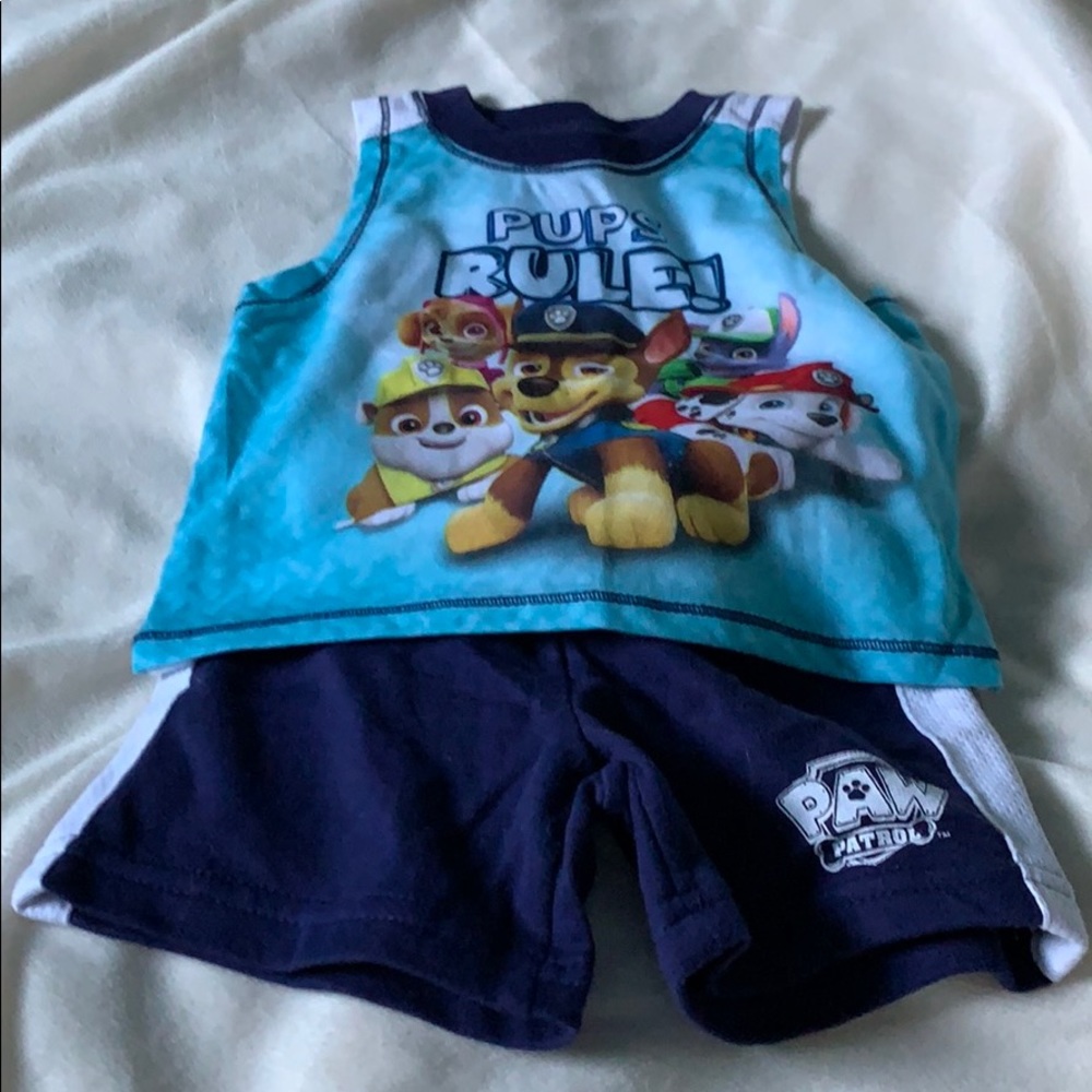 Paw patrol little boys two piece